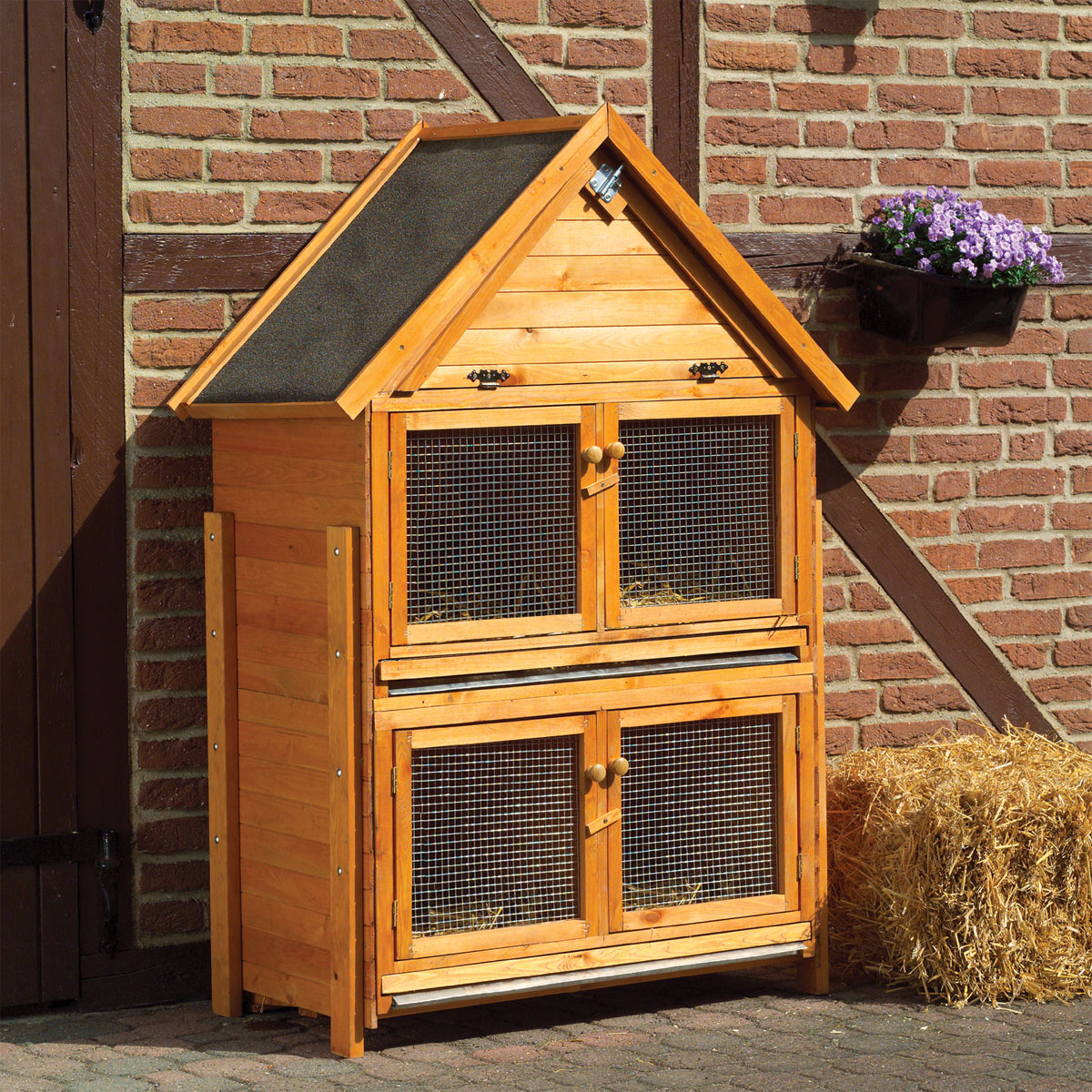 Kleintierstall Susi m. Erweiterung