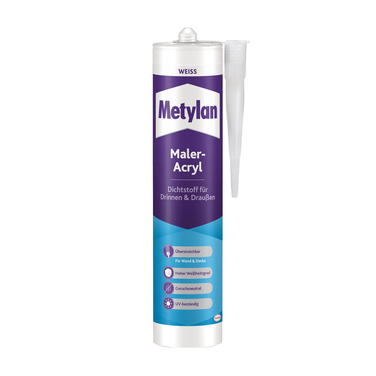 Metylan Maleracryl Wand und Decke weiß 300 ml