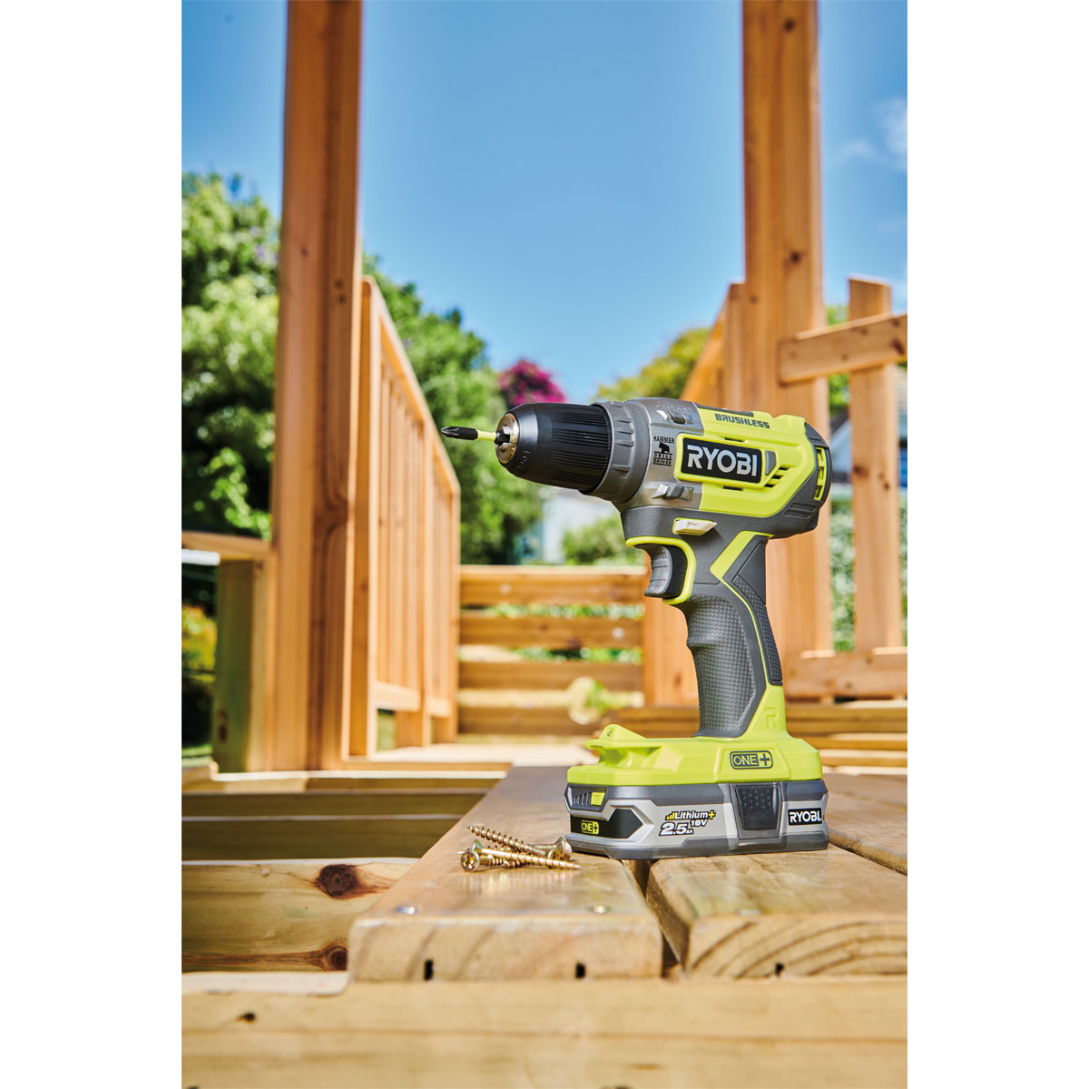 Ryobi  Akku-Schlagbohrschrauber R18PD5-0 18 Volt ohne Akku und Ladegerät Bild 5