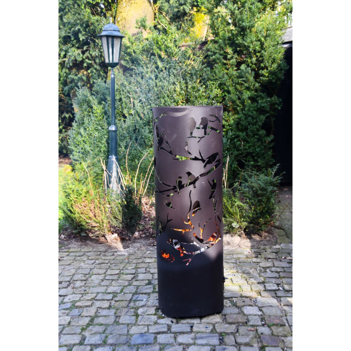 Feuertonne 39x39x117,8 cm Bild 2