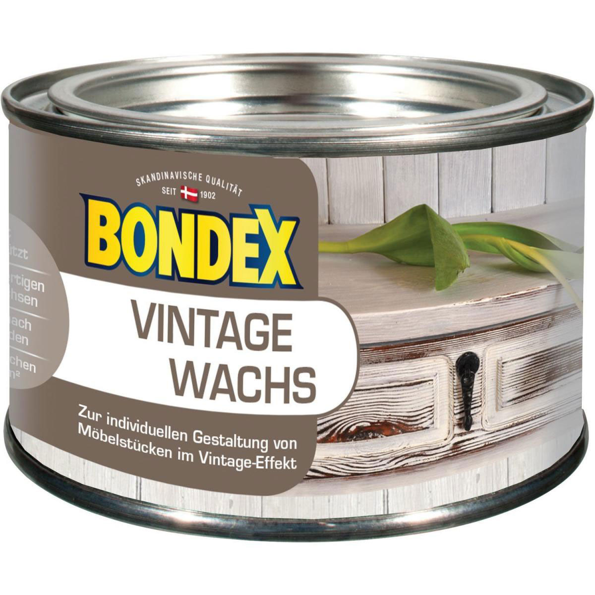 Bondex Vintage Wachs Kreideweiß 250 ml