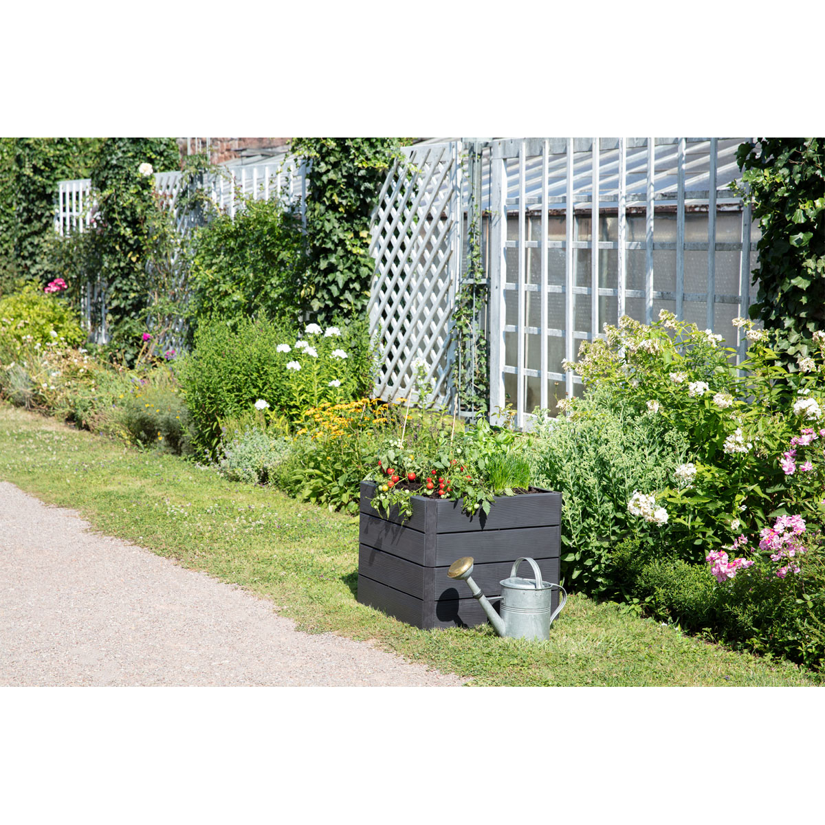 Garantia Hochbeet ERGO QUADRO S 50 Wood inkl FLORA Bild 6