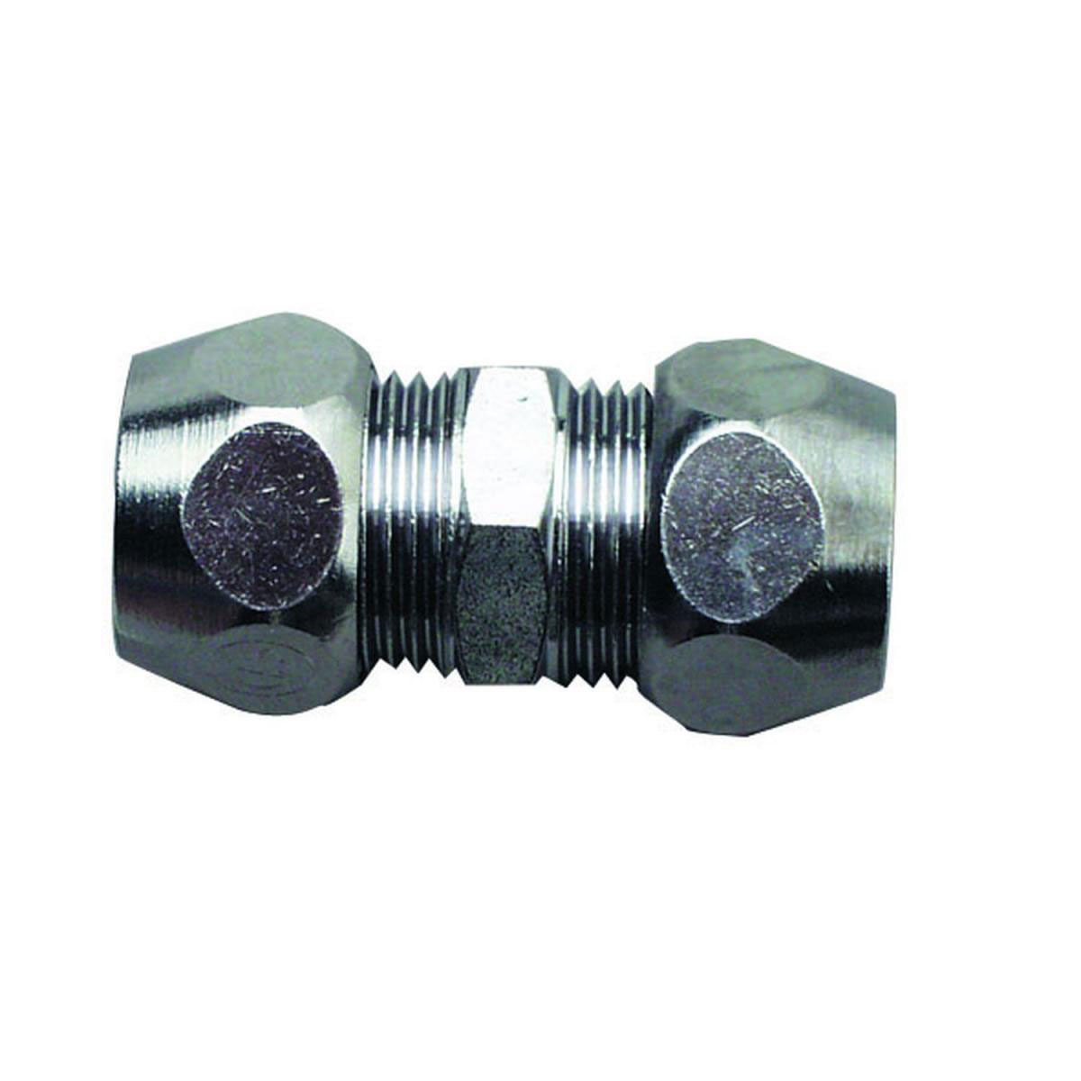 Verschraubung doppelt 12 x 12 mm chrom