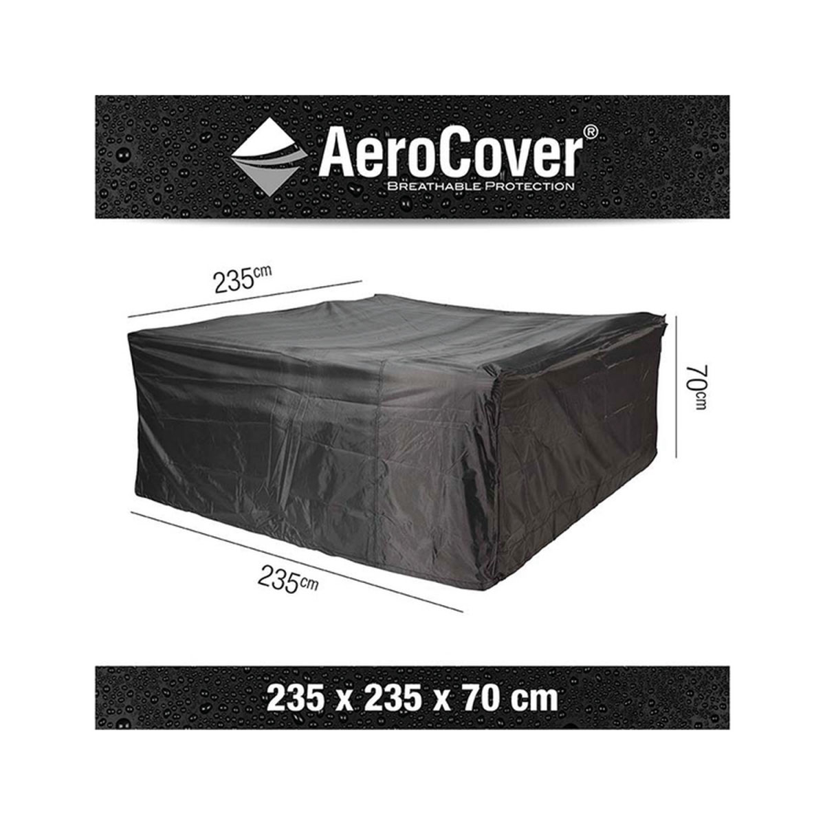 Schutzhülle Aero Cover für Lounge-Sets 235 x 235 x 70 cm Bild 1