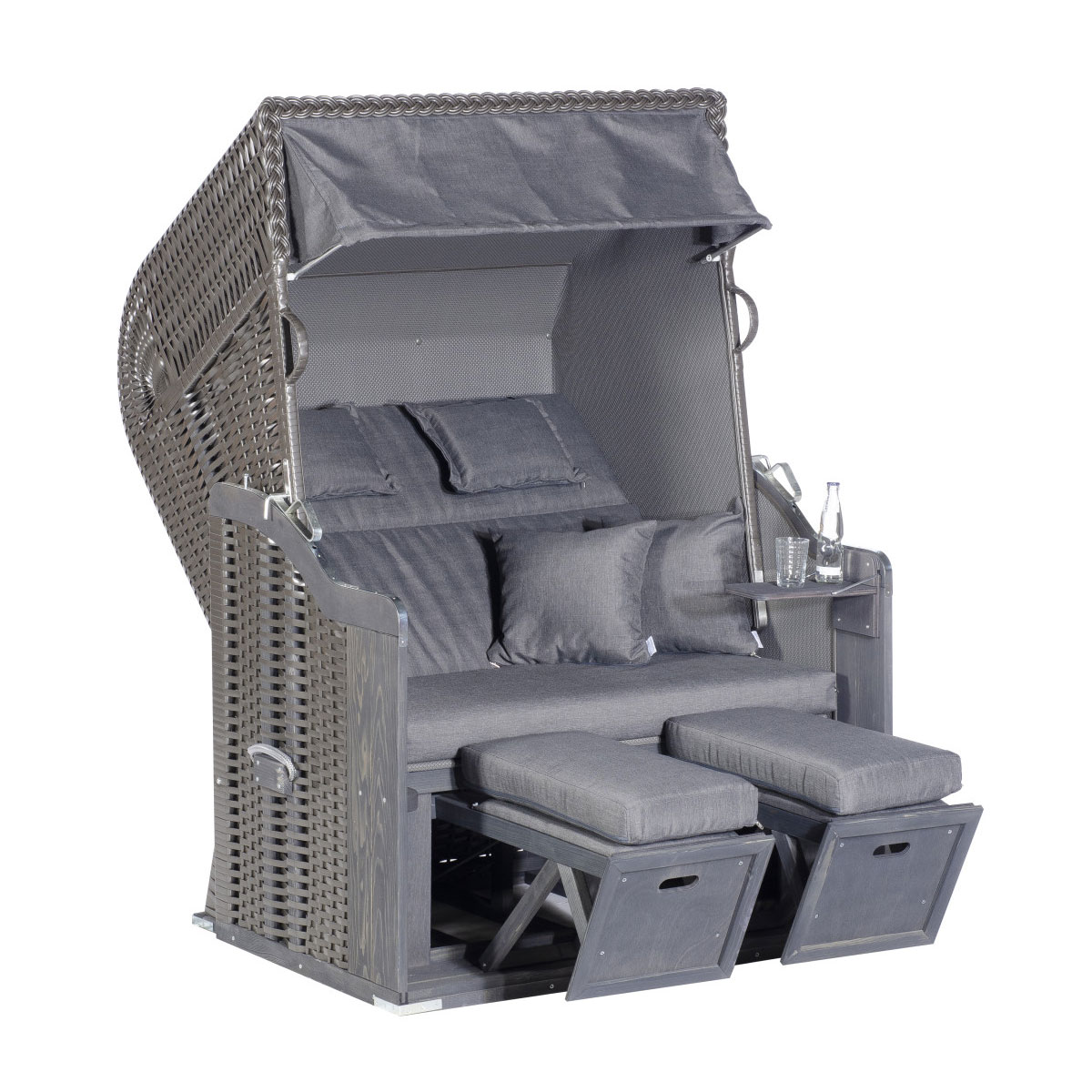 SunnySmart Strandkorb Rustikal 255 Plus beige