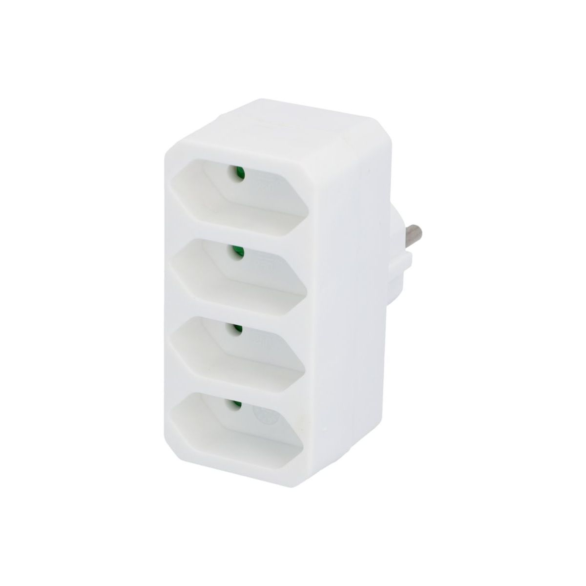Unitec Euro-Adapter Weiss 4-fach