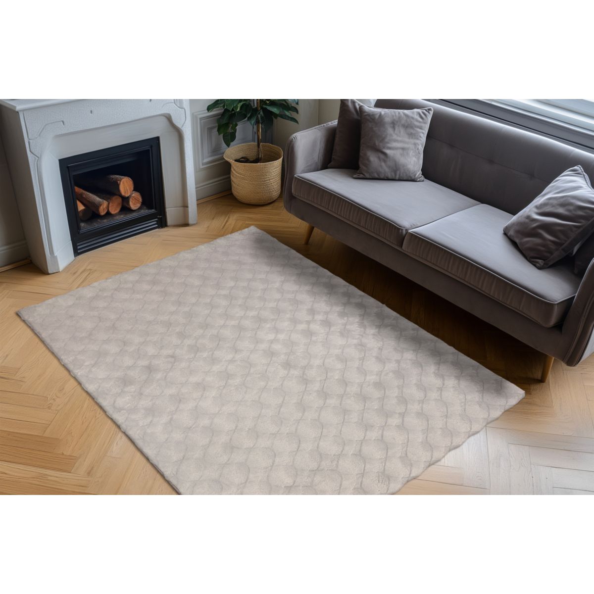 Royal Glow 825 Grau 120cm x 170cm Bild 4