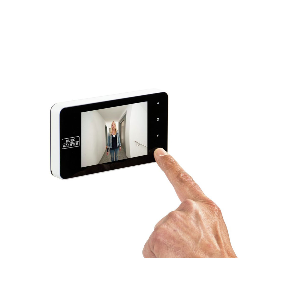Burg Wächter Digitaler Türwächter Door eGuard DG 8200 Watt 77 x 139 x 15,8 mm schwarz-weiß