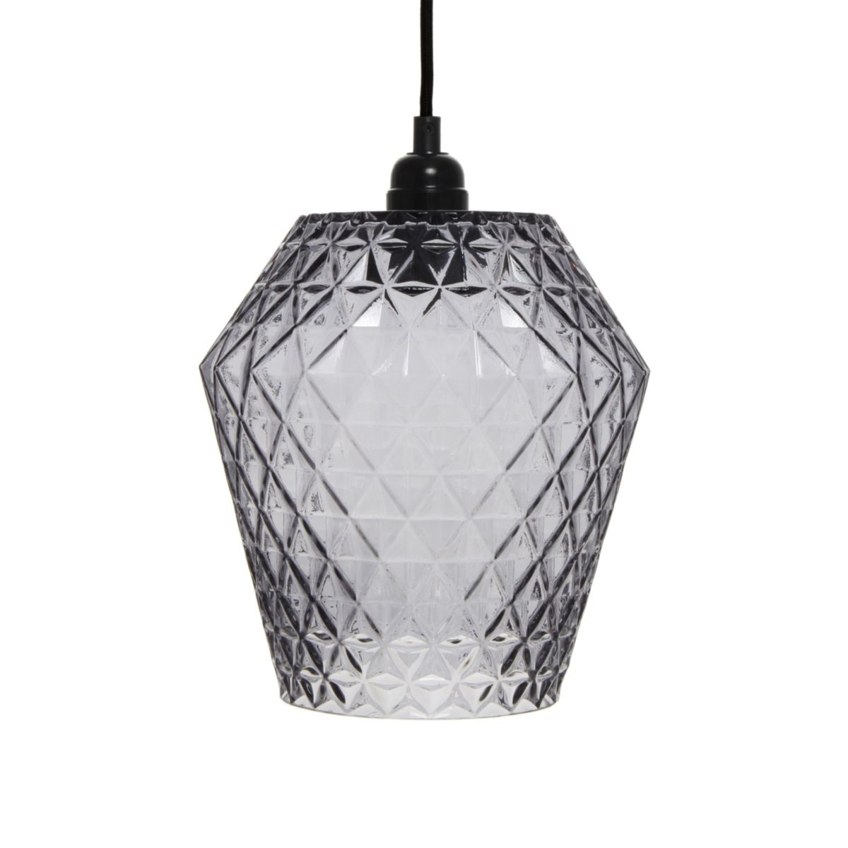 Hängelampe Lumi grau