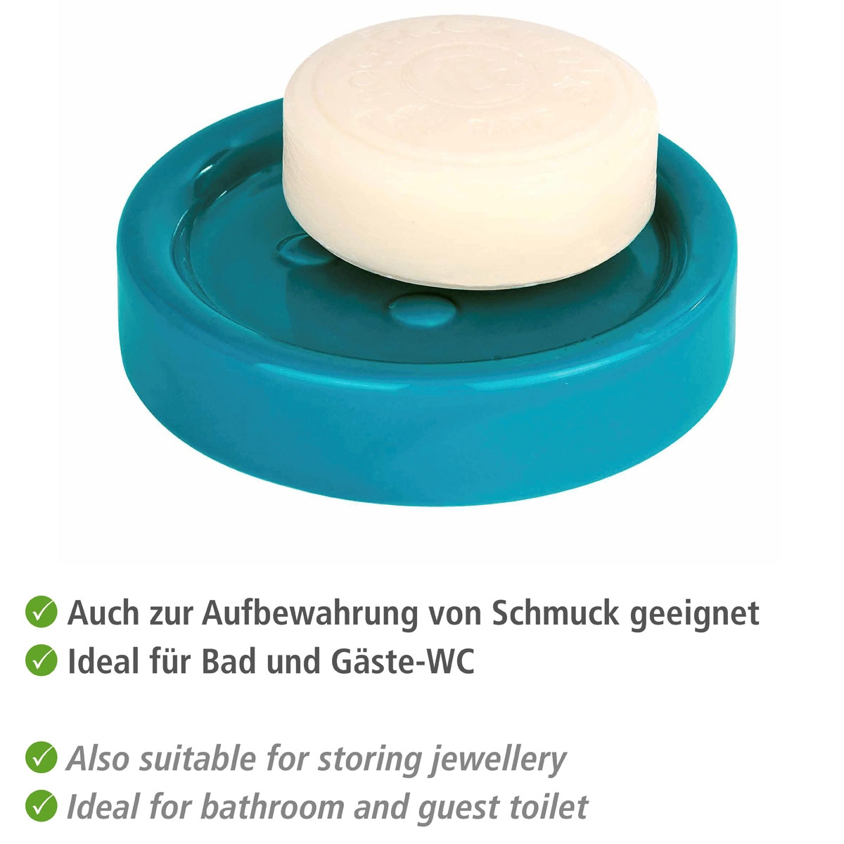 Wenko Seifenablage Polaris petrol Bild 3