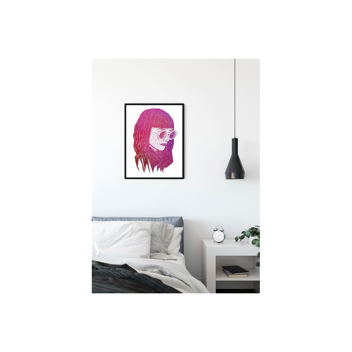 Komar  Wandbild Grid Pink 30x40 cm Bild 5