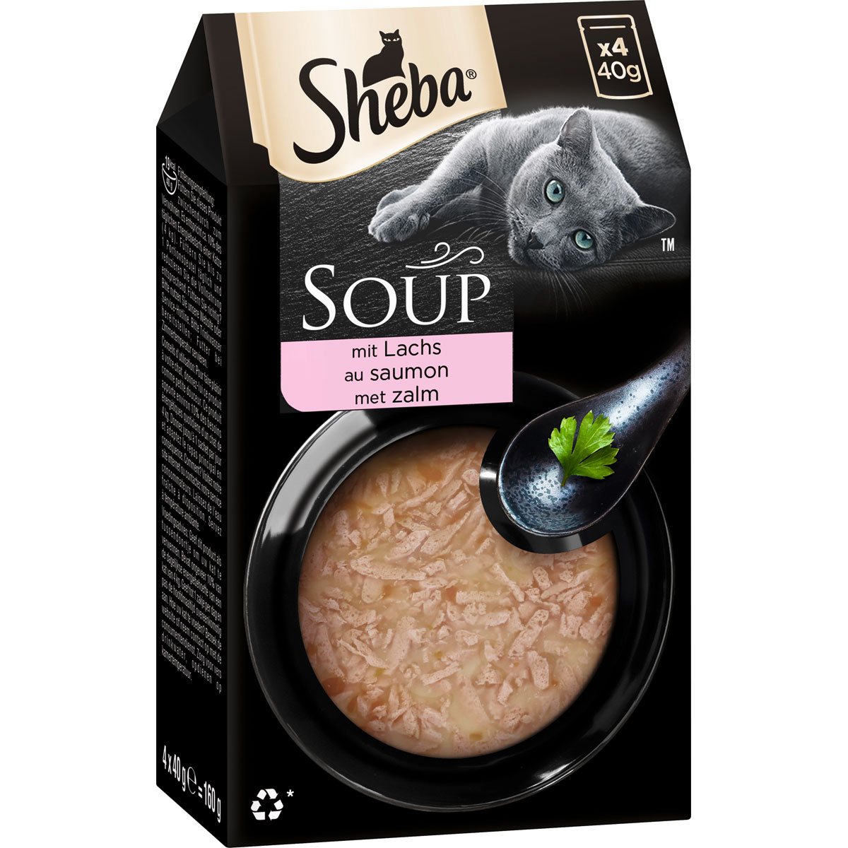 Sheba Katzensuppe mit Lachs 4 x 40 g Bild 2