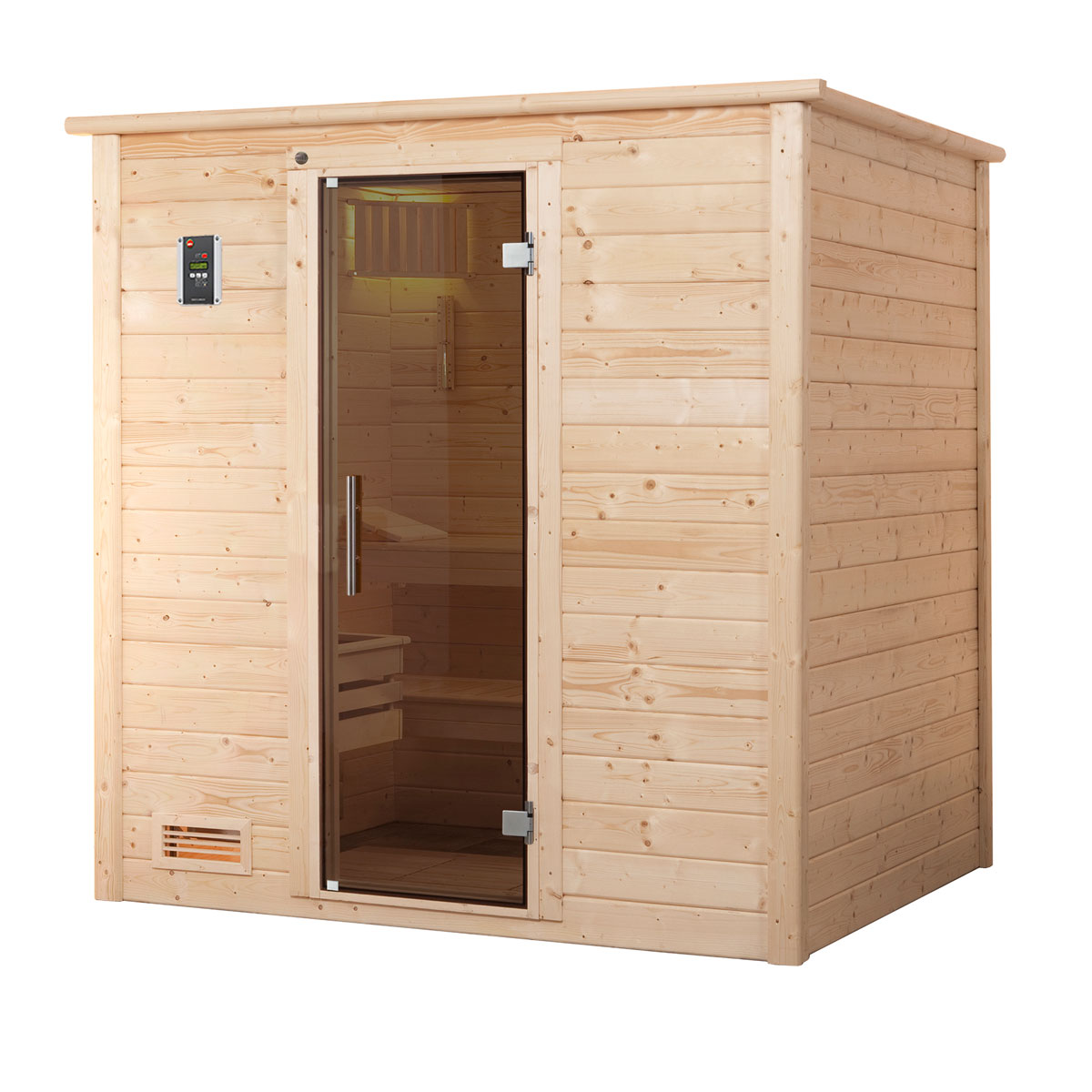 Weka Massivholzsauna „Bergen 1“, GT Bild 1