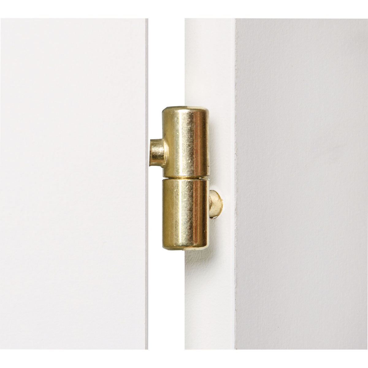 Suki Einbohrband Stahl Durchmesser 1,6x Durchmesser 0,85 x 6 cm vermessingt 2 Stück Bild 2