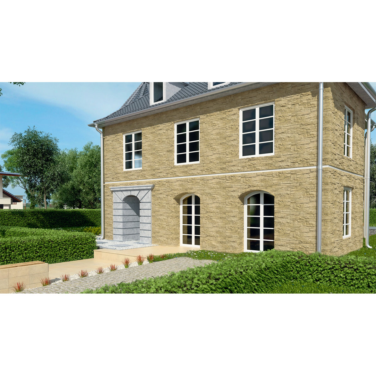 Kunststein Verblender Lyon 54,5x14,5 cm Bild 5