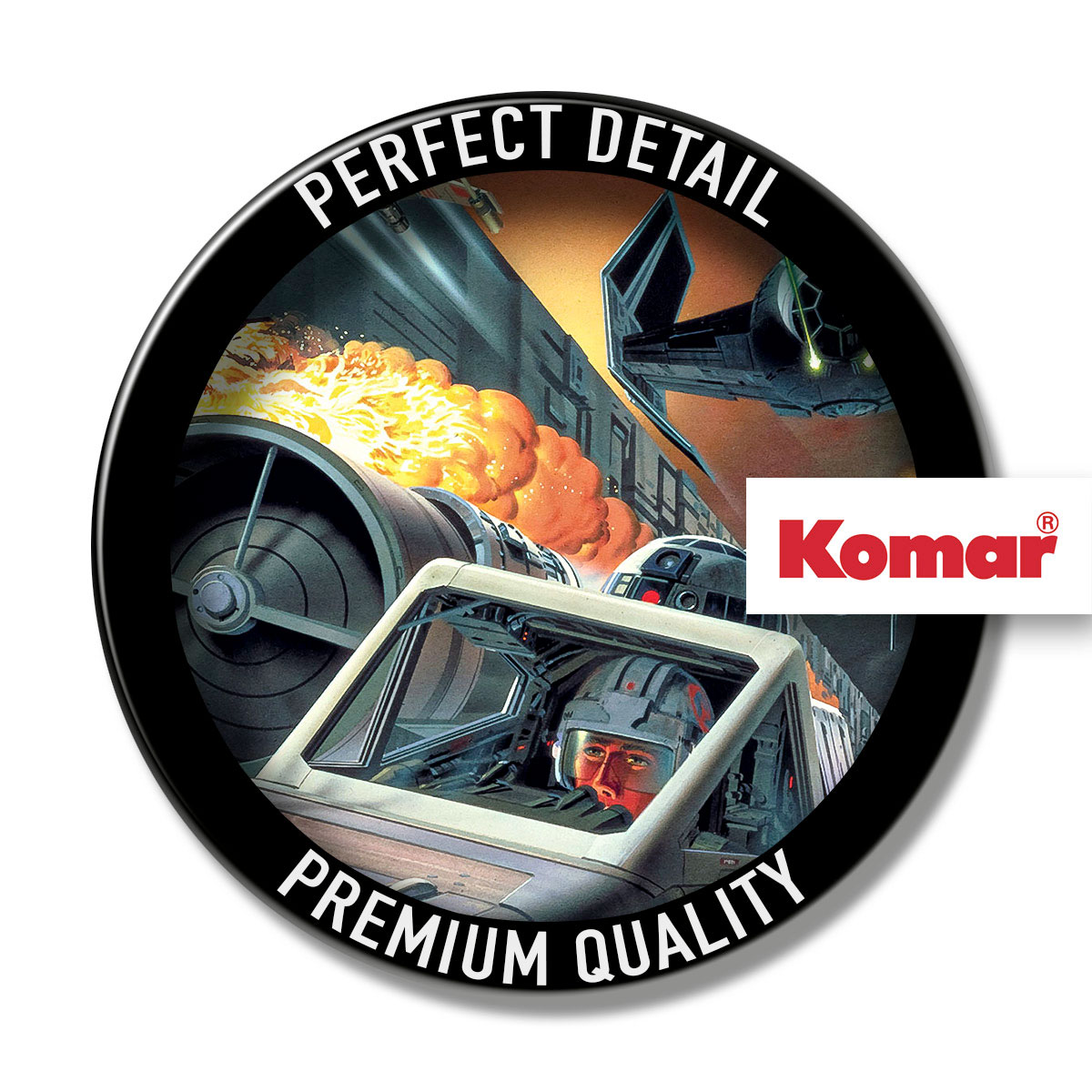 Komar  Vlies Fototapete Star Wars Classic Death Star Trench Run 200x280 cm Bild 4