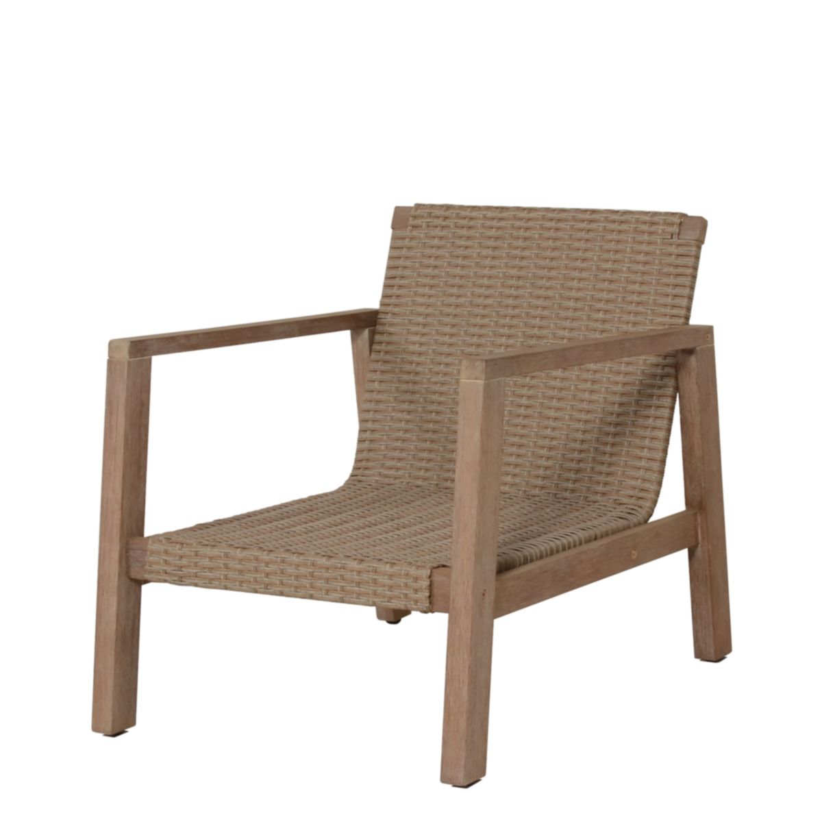 Garden Pleasure Lounge-Set SAN MATEO, 4-teilig, Eukalyptus,Geflecht,Polyester100% Bild 10