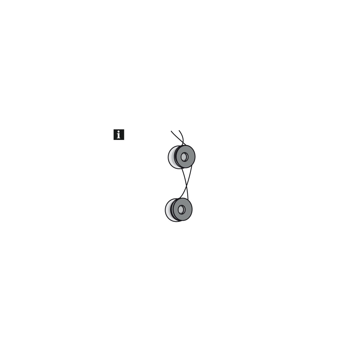 Gardinia Schnurwickler für Jalousie inkl Schrauben weiß Bild 2