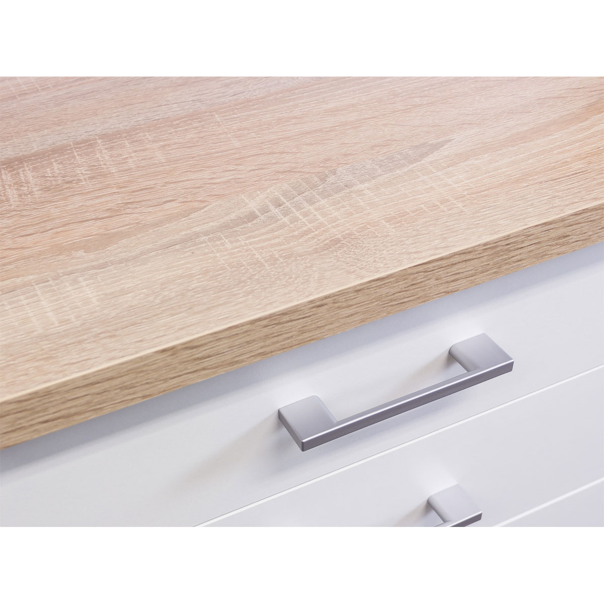 Flex-Well Arbeitsplatte „Samoa“, 220x60x2,8 cm, Sonoma Eicheoptik