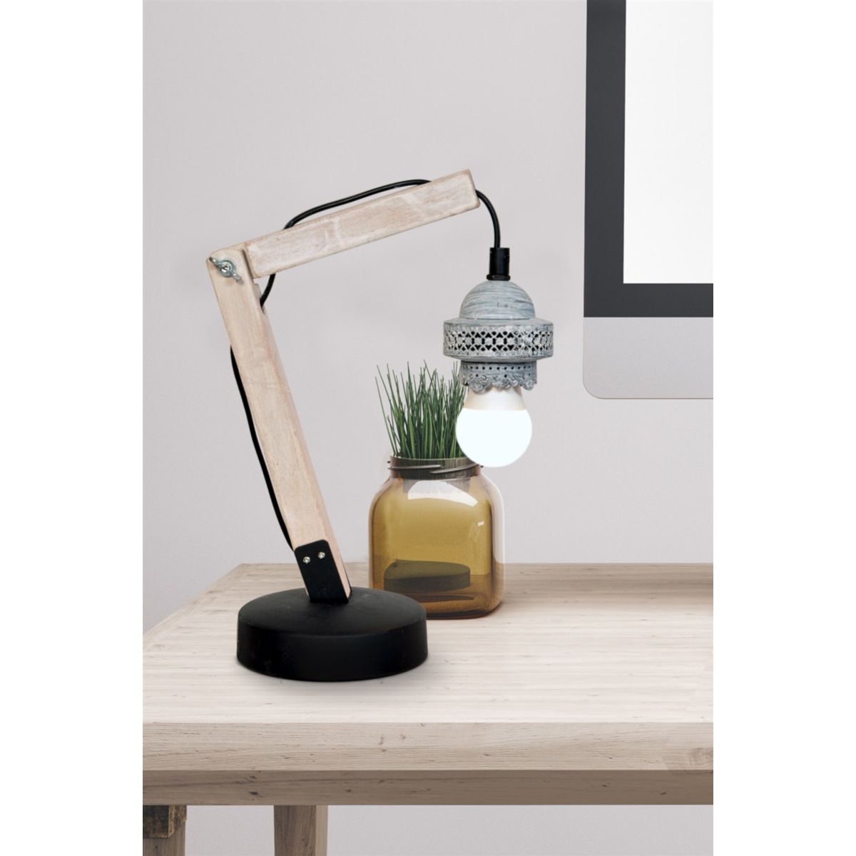 Tischlampe Rossa VI grau Bild 4