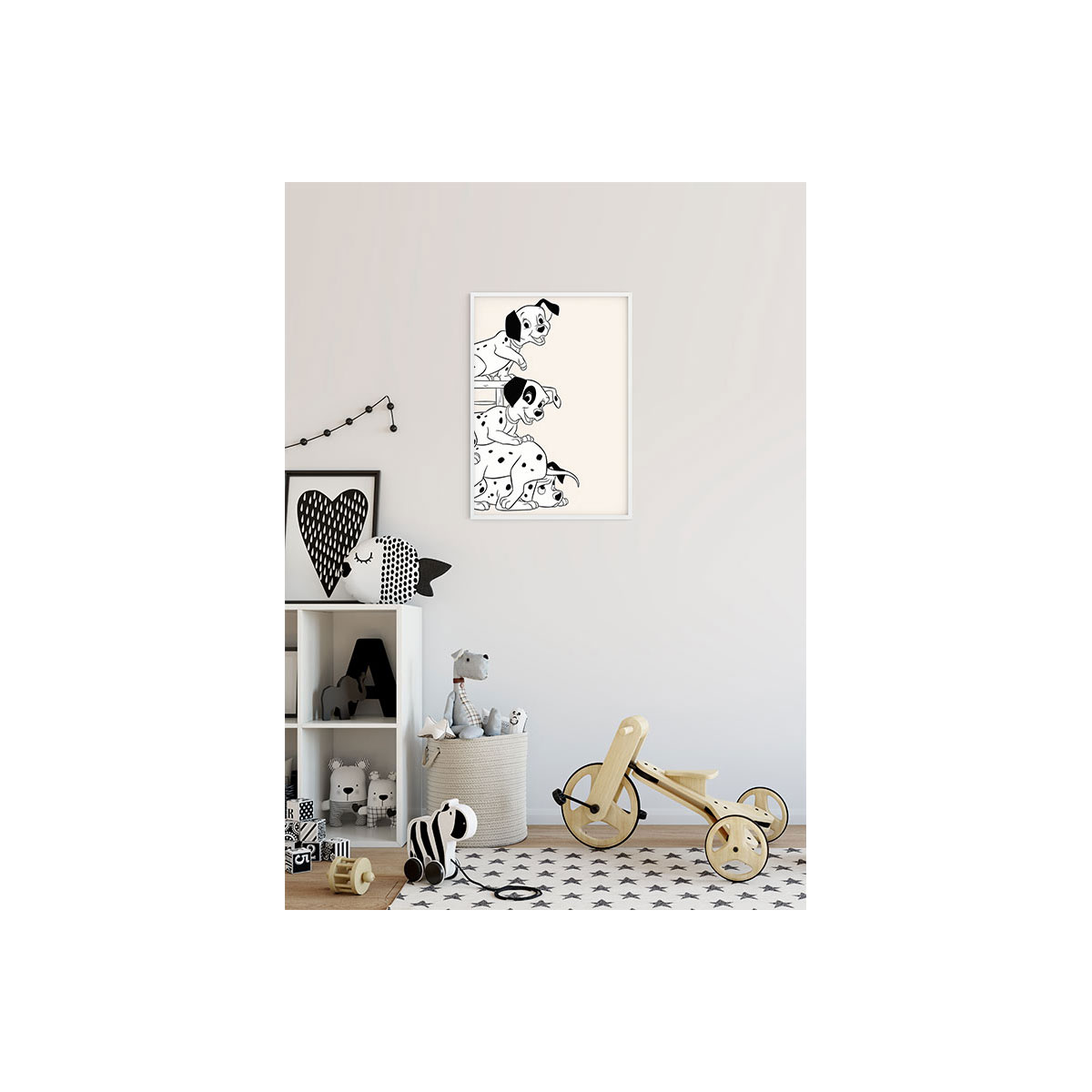 Komar  Wandbild 101 Dalmatiner Playing 50x70 cm Bild 7