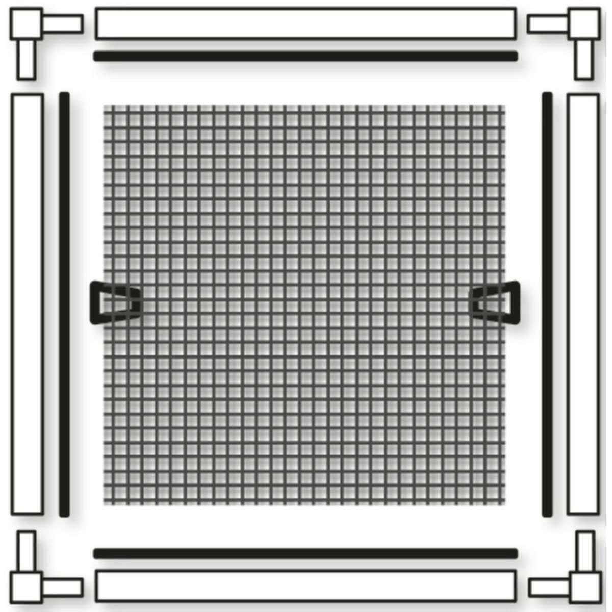 Schellenberg Insektenschutz-Fenster Plus 100 x 120 cm weiß Bild 5