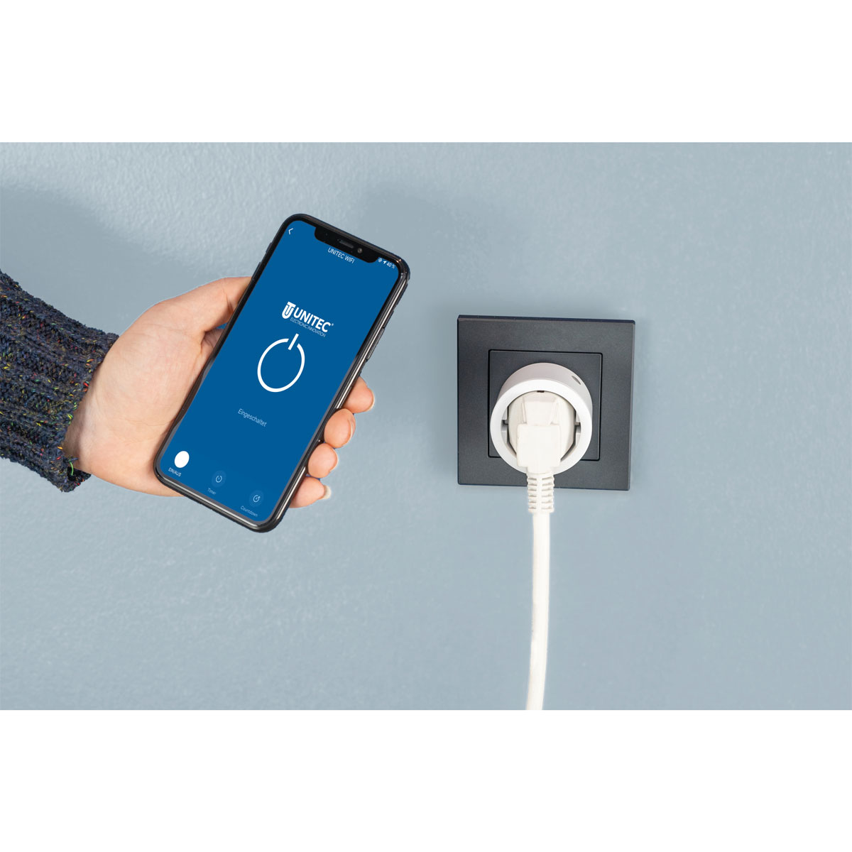 Unitec WIFI Zwischenstecker Smart weiß Bild 2