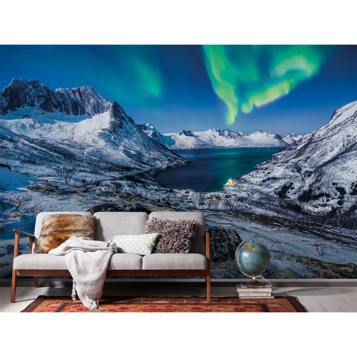 Komar  Vlies Fototapete I LOVE Norway 400x250 cm