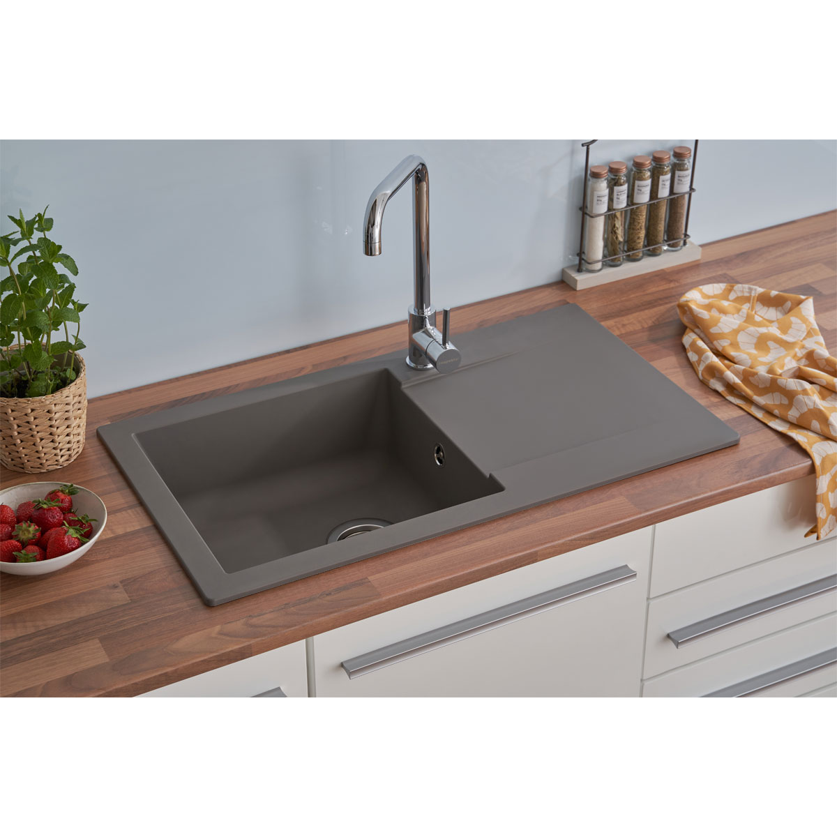 Respekta Einbauspüle Denver Mineralite Bild 2