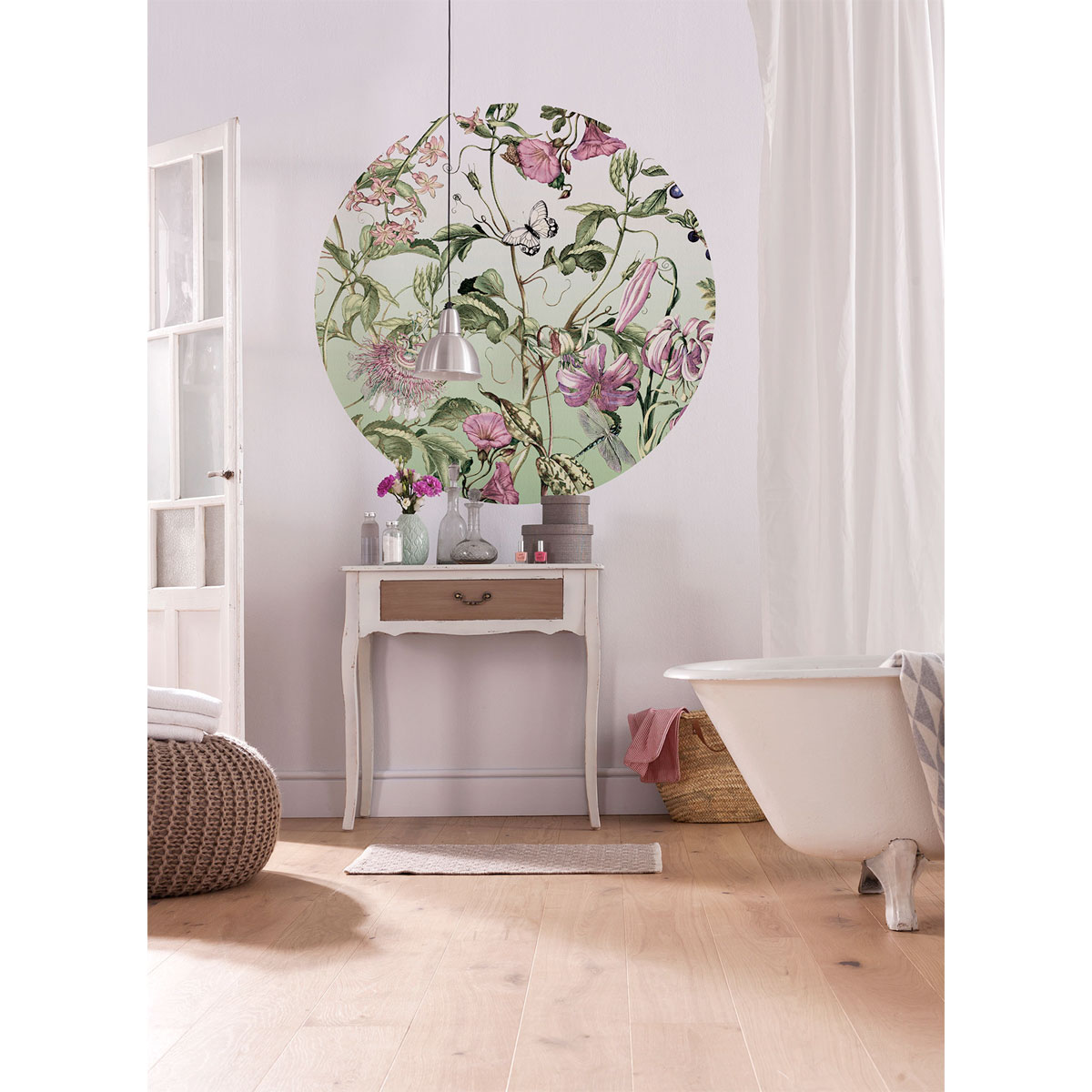 Komar  Selbstklebende Vlies Fototapete rund Louloudi Durchmesser 125 cm