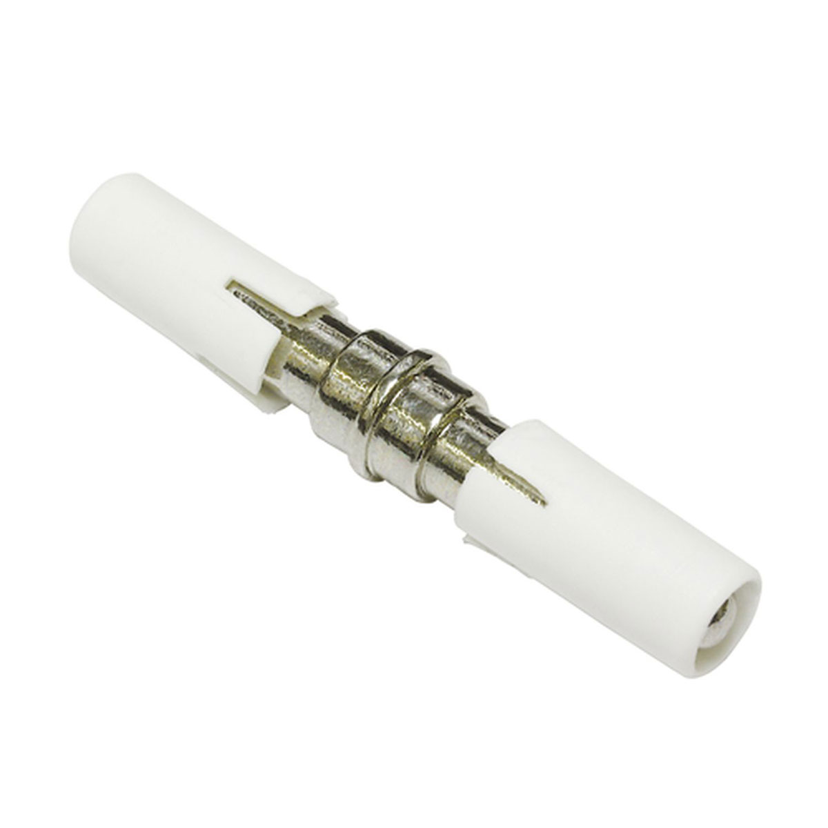 Gardinia Verbinder für Gardinenstangen mit Durchmesser 12 mm 8,1 cm weiß