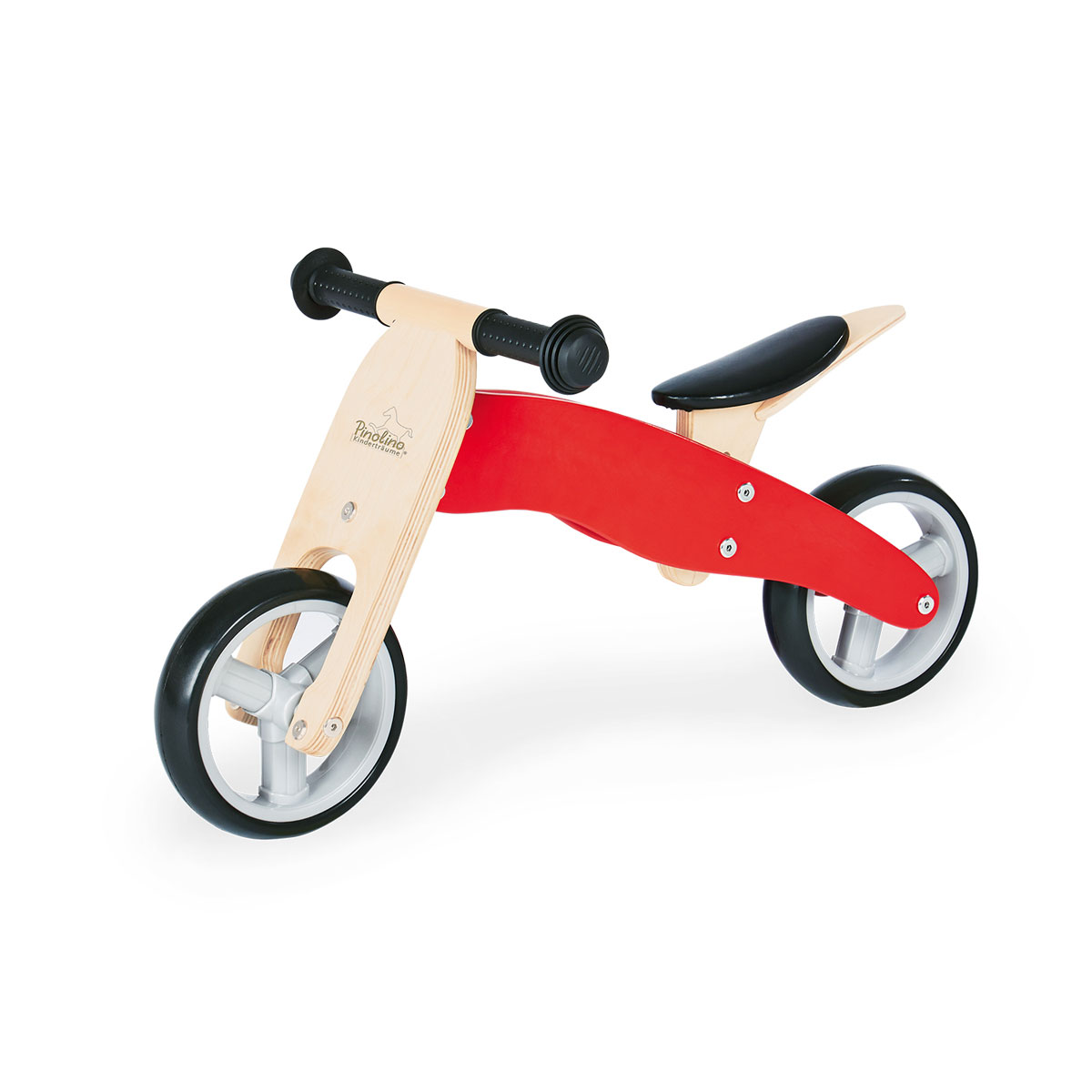 Pinolino Mini-Laufdreirad Charlie, rot/natur Bild 2
