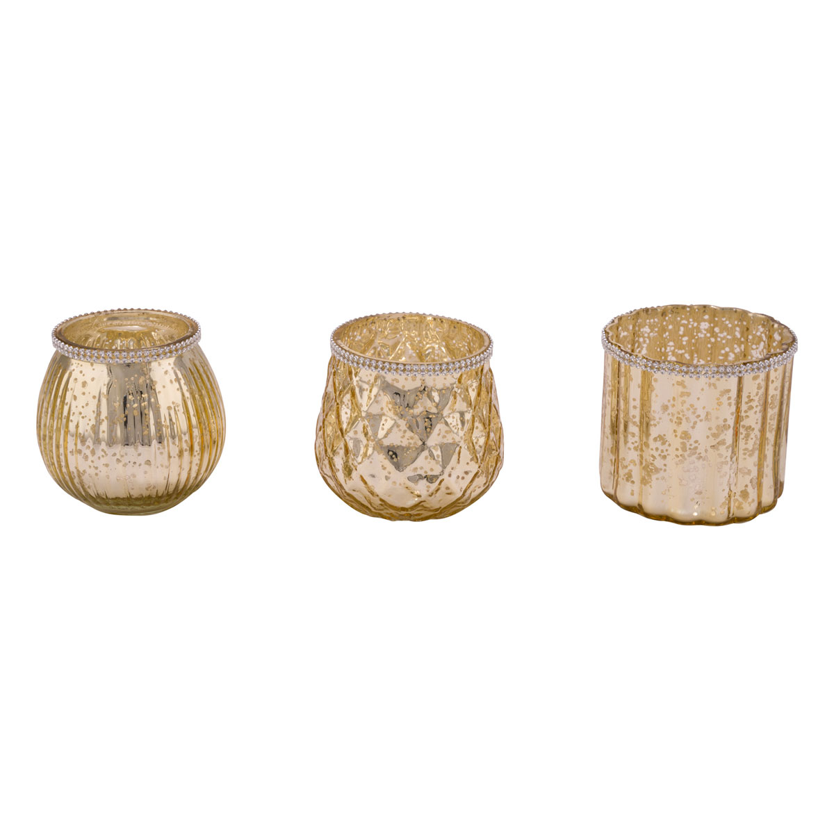 Teelicht gold 3fach sortiert