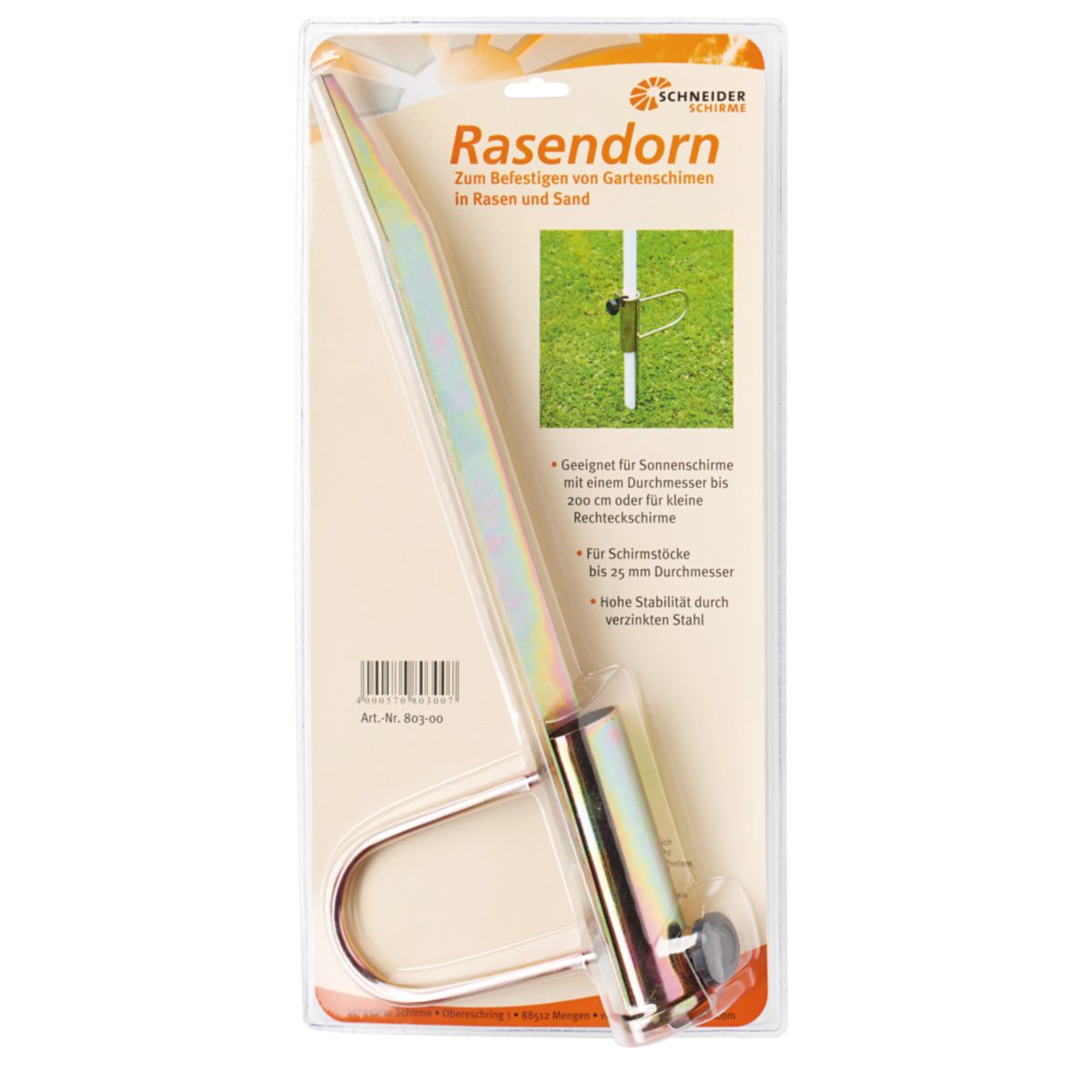 Schneider Schirme Rasendorn für Sonnenschirme