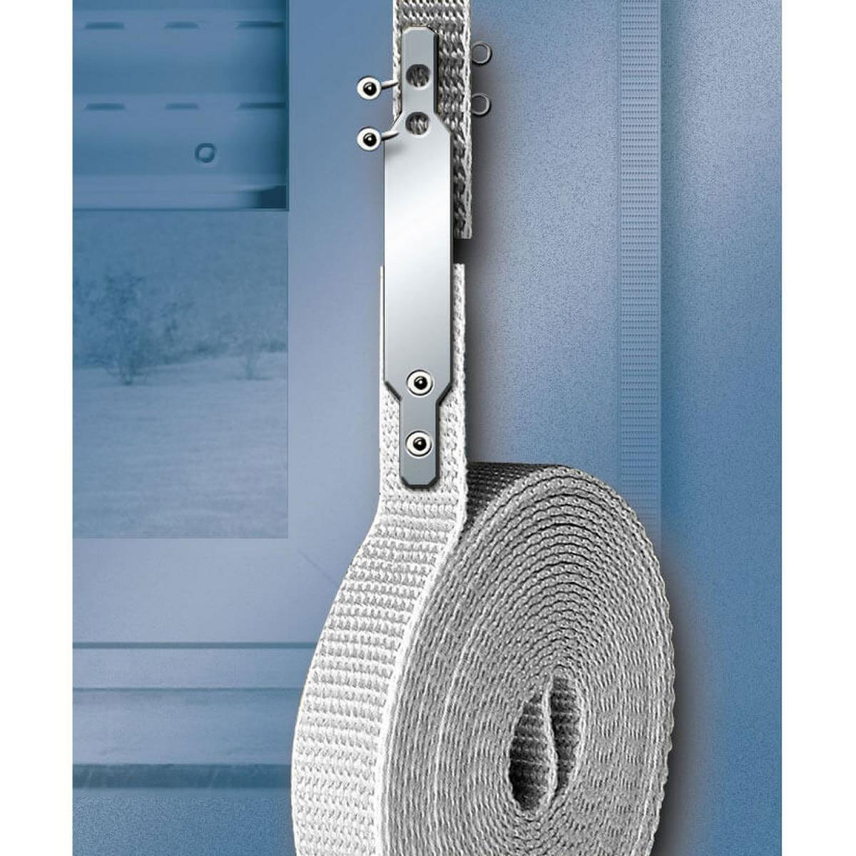 Schellenberg Gurt-Reparatur-Set Mini 4,3m Gurt-Fix für 14 mm Gurtband grau Bild 3