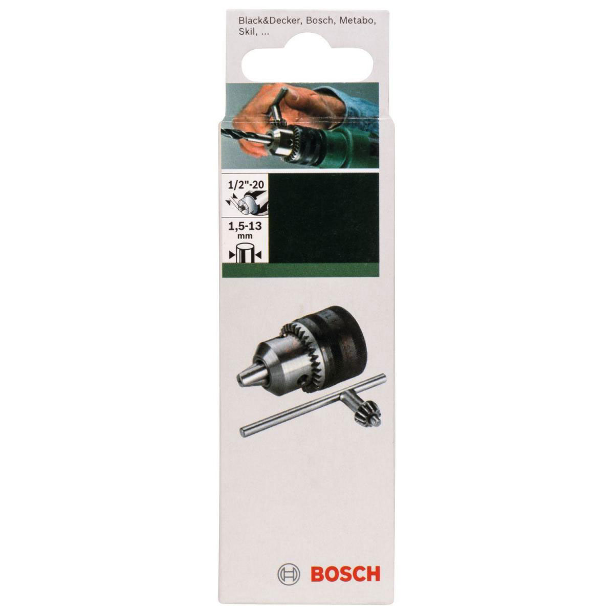 Bosch  DIY Zahnkranzbohrfutter 1.5-13 1/2"-20 r/l Bild 2