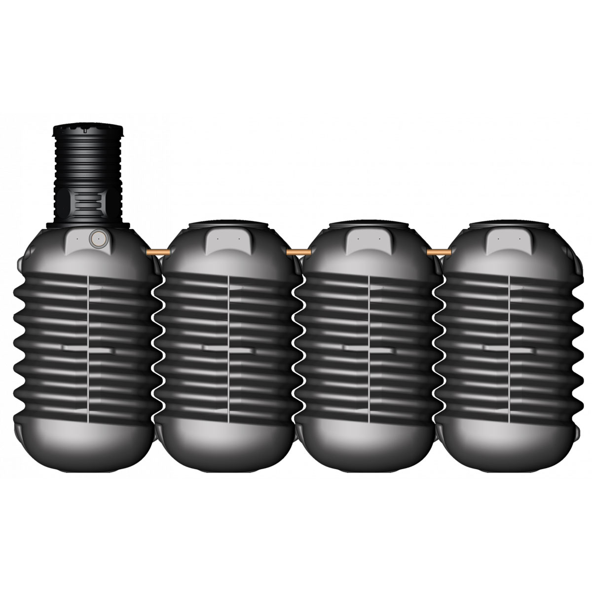 4rain Erdtank Modularis inkl Schachtverlängerung 10000 L Bild 1