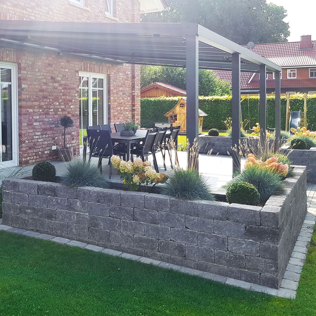 Diephaus  Mauerstein Antik Mini Basalt 35 x 14 x 14 cm Bild 2