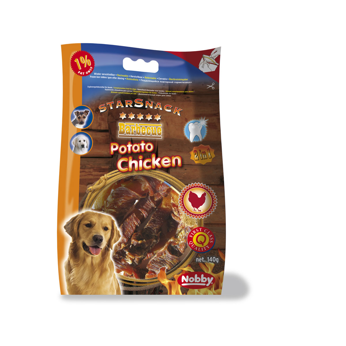 Leckerlie StarSnack Barbecue Potato Chicken 140 g