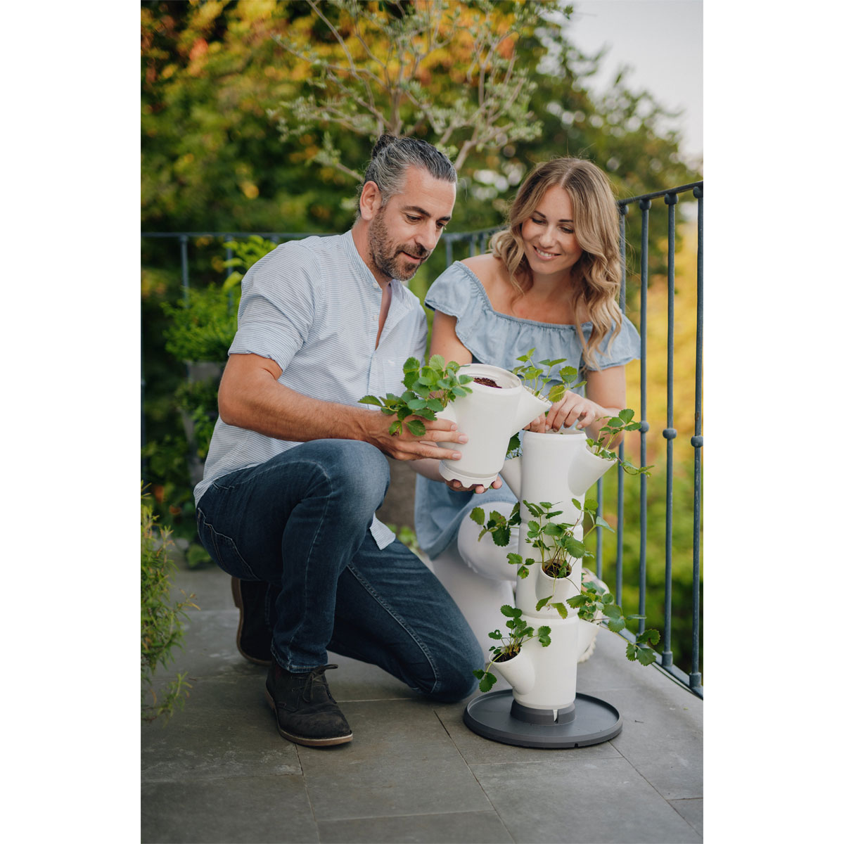 Erdbeerturm Sissi Strawberry Starter-Set weiß Bild 1