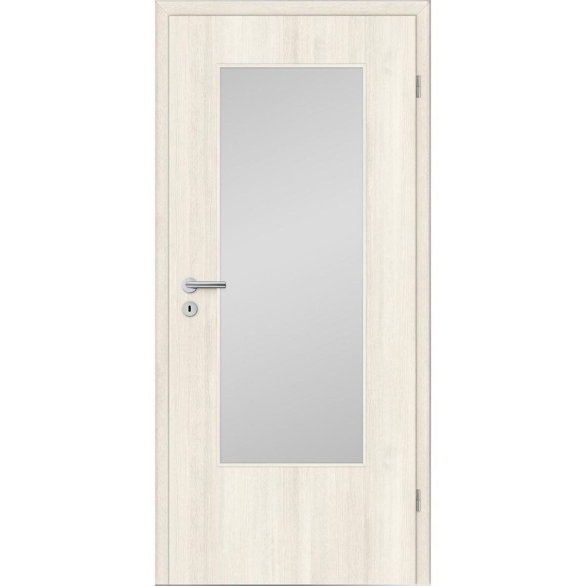 Borne Zimmertür CPL Berglärche aufrecht mit Lichtausschnitt 73,5 x 198,5 cm DIN rechts