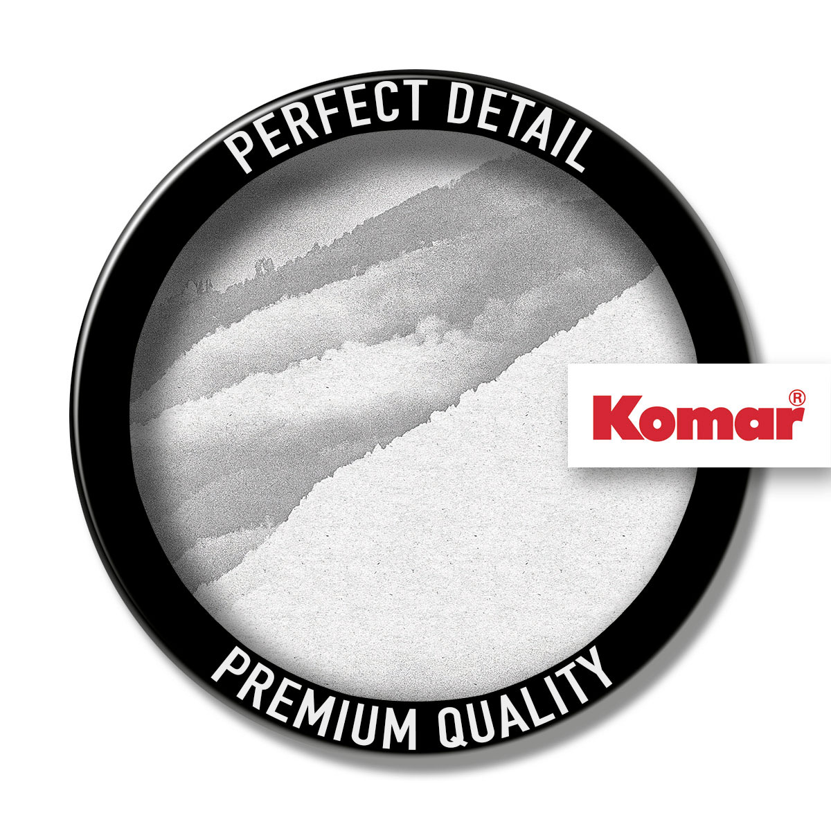 Komar  Vlies Fototapete White Noise Mountain 200x280 cm Bild 9