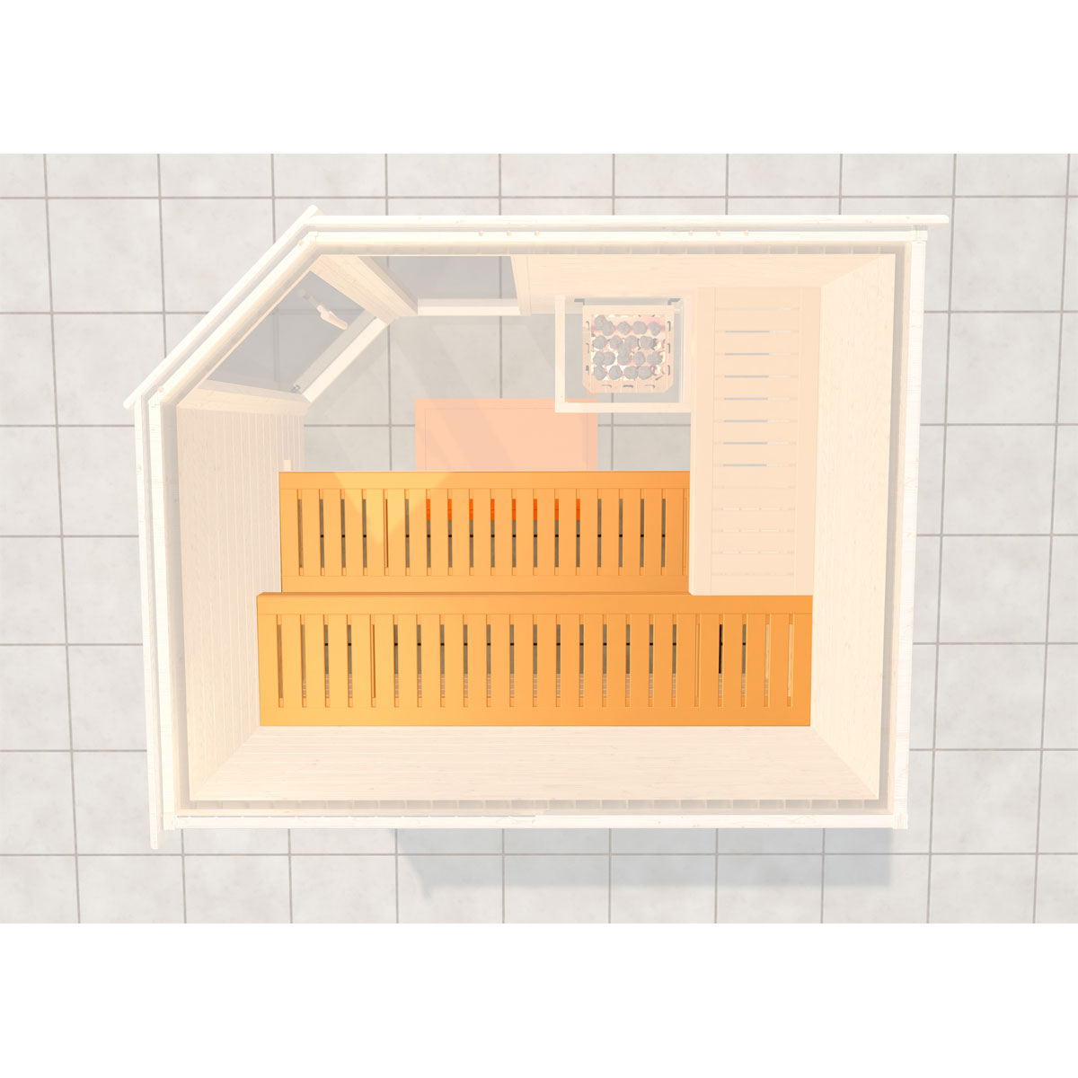 Weka Stabile Saunaliege 1