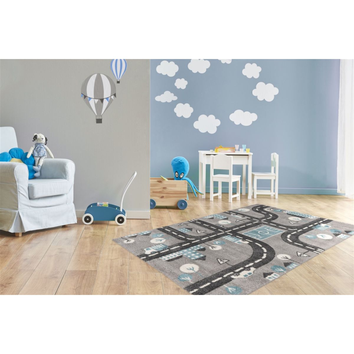 Kinderzimmerteppich „Australia - Marree“, silber Bild 5