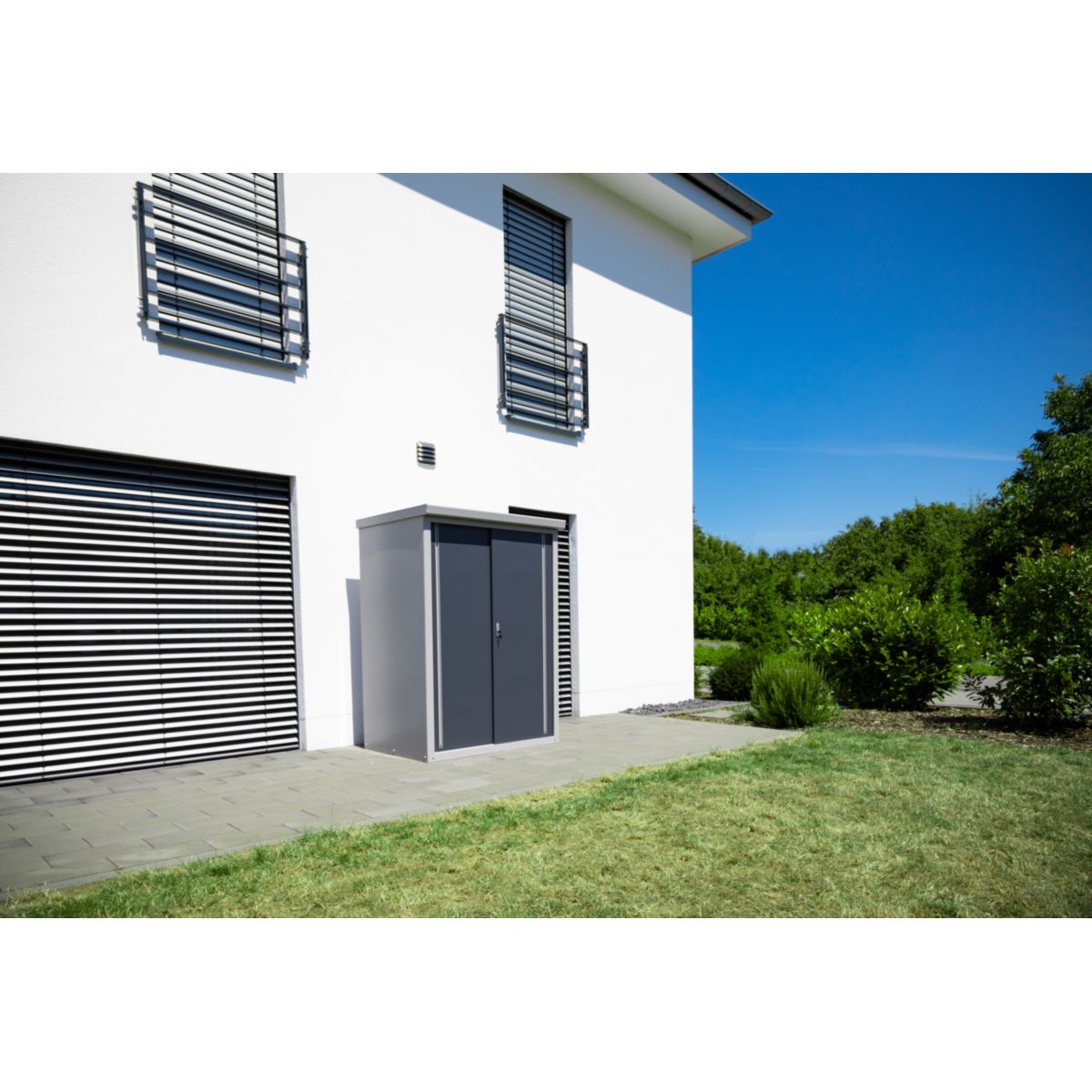 Trimetals Geräteschrank Guardian D63 inkl. 2 Regale 98x176x187 cm Bild 6