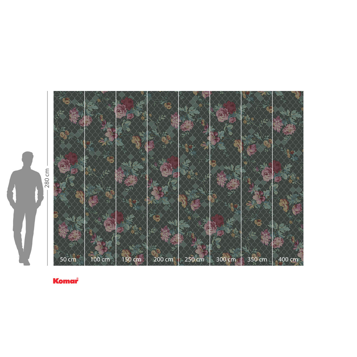 Komar  Vlies Fototapete Embellish 400x280 cm Bild 3