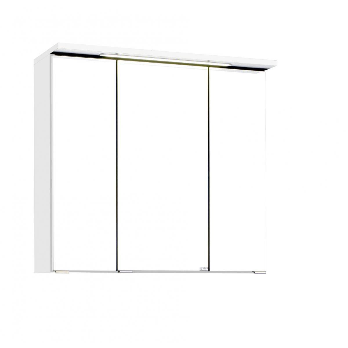 HELD Spiegelschrank  70 weiß 3 Spiegeltüren Bild 1