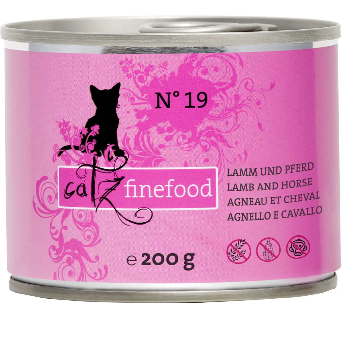 Catz finefood Dose No 19 Lamm und Pferd 200g