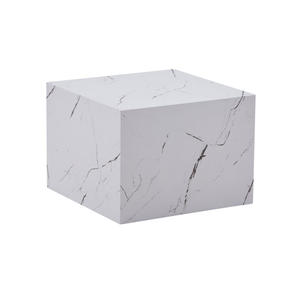 Beistelltisch Cuboid 125 weiss