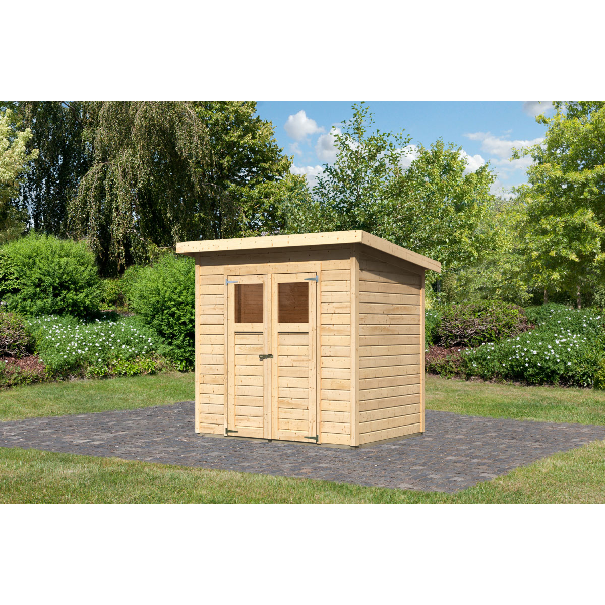 Karibu Gartenhaus Merseburg 3 212 x 154 x 220 cm